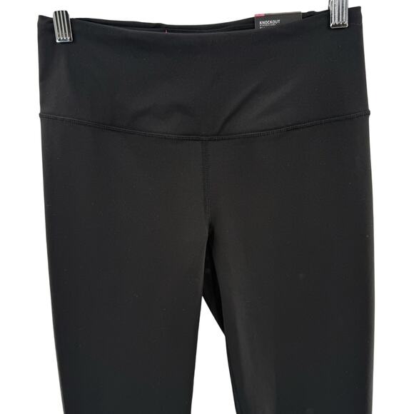 NWT Victoria’s Secret Sport Knockout Tight Leggings Med Rise Solid Black Size S - Picture 4 of 10